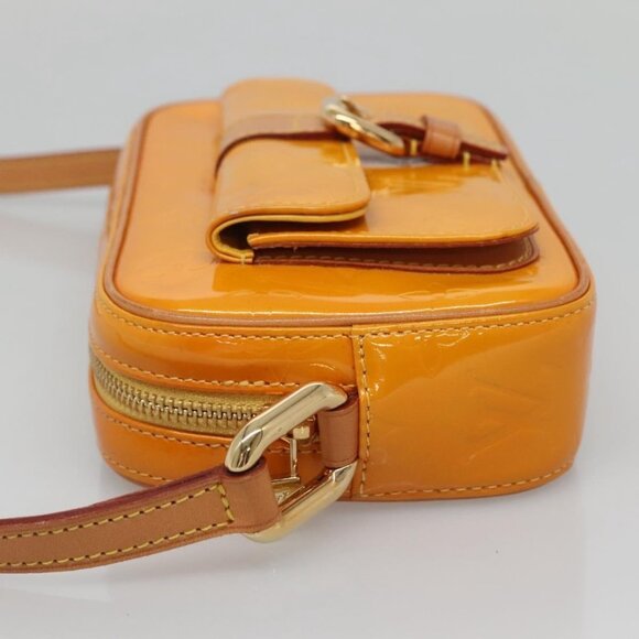 LOUIS VUITTON Monogram Vernis Christy MM Shoulder Bag Jaune - Picture 5 of 16